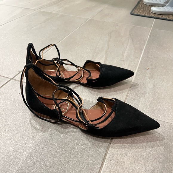 zara laceup flats - Picture 2 of 3